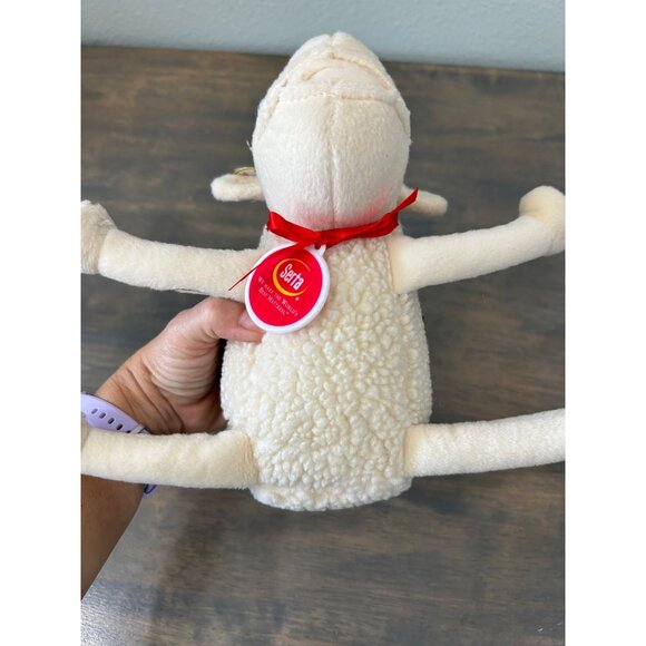 Serta Mattress Counting Sheep Plush Lamb Brent Sherman Nascar #49 With Tags - Picture 7 of 8